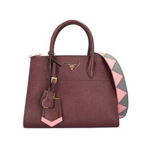 Prada Paradi Saffiano Shoulder Bag Leather Red